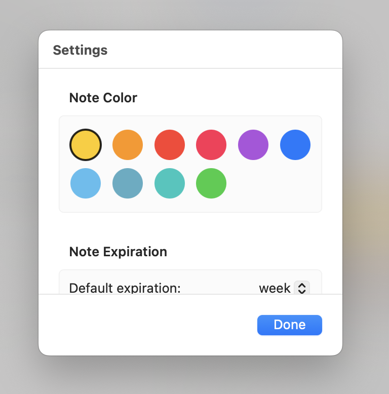 New Note Modal