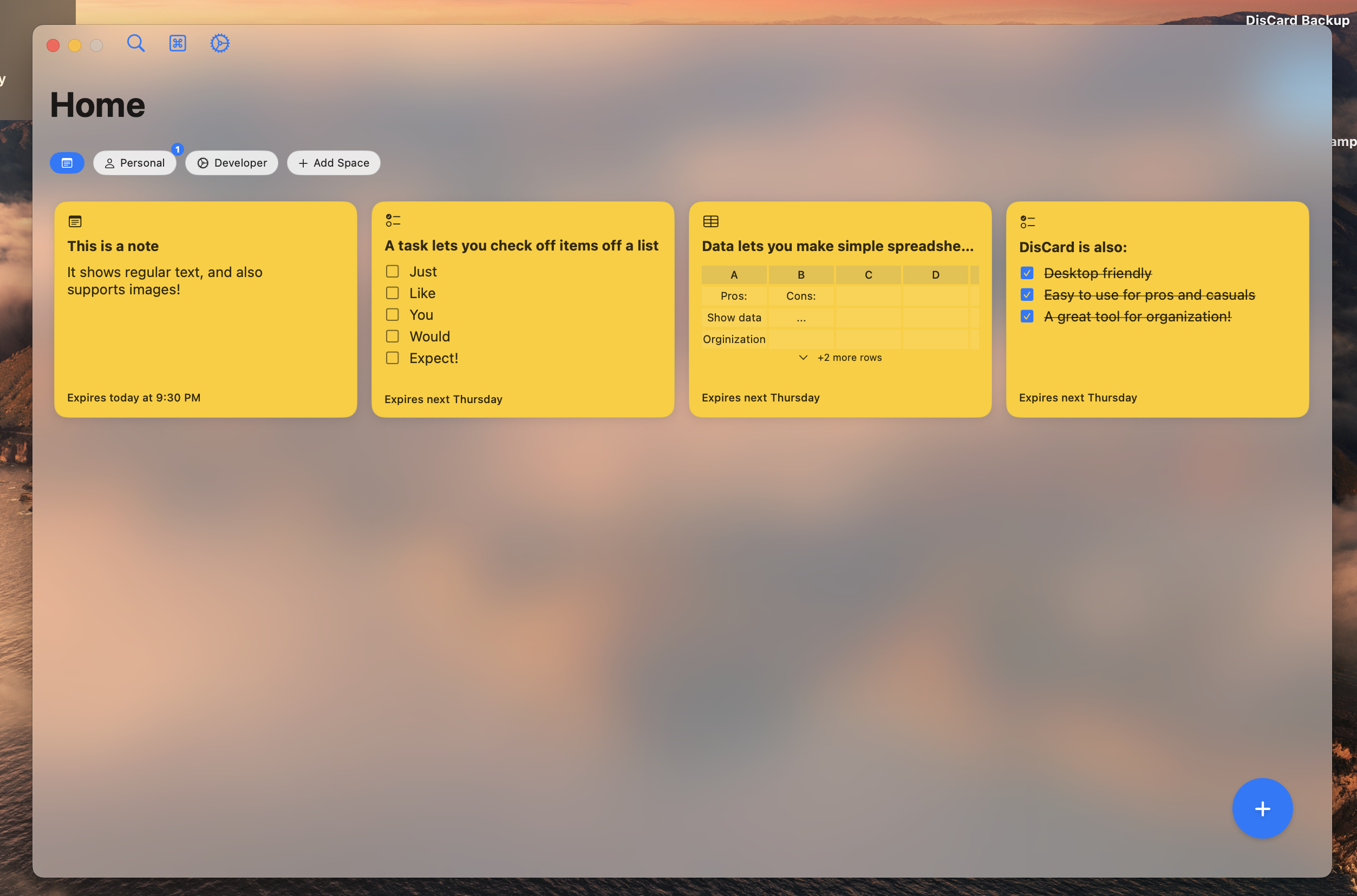 App screenshot